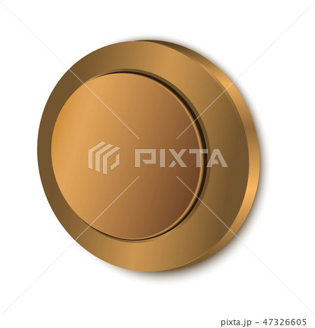 button blank isolated 47326605