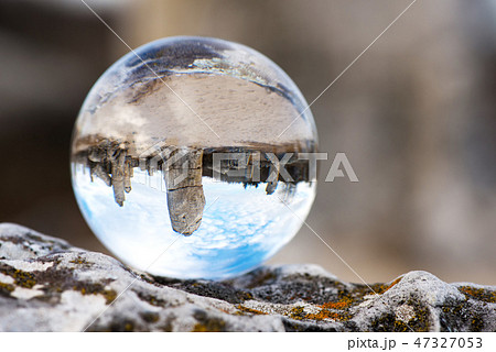 Upside down landscape of Pobiti Kamani 47327053