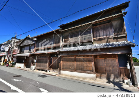 三重 寺内町 一身田の町並み 三重 寺内町 一身田の町並み 47328911