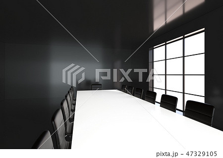 Empty meeting room. Close of up table. 3d rendering 47329105