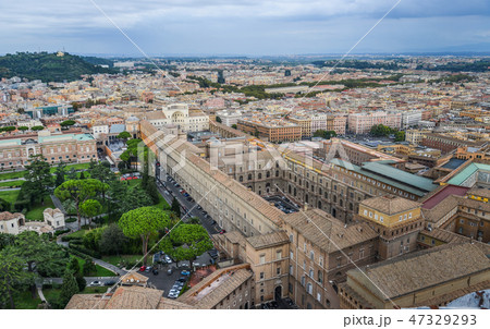 Aerial view of Vatican City 47329293