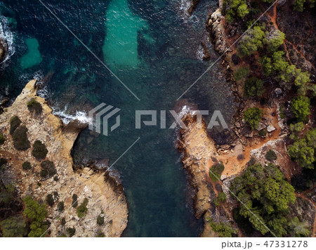 Cap falco beach in Majorca Island. Spain Cap falco beach in Majorca Island. Spain 47331278