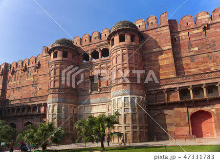 India. Agra. Red fort. India. Agra. Red fort. 47331783