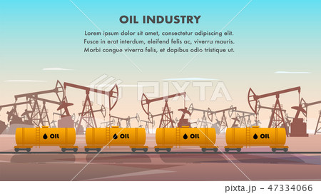 Freight Railcar for Oil Industry Transportation Freight Railcar for Oil Industry Transportation 47334066