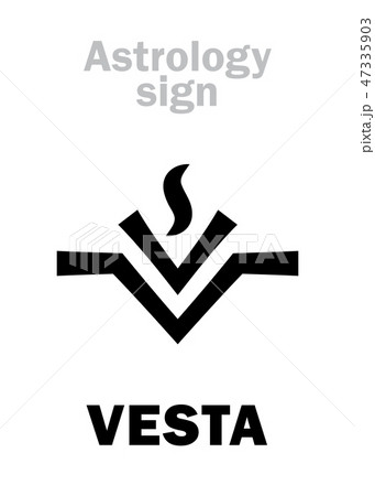 Astrology: asteroid VESTA Astrology: asteroid VESTA 47335903