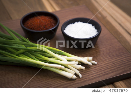 Kimjang stuff, vegetables and seasoning materials for kimchi 47337670