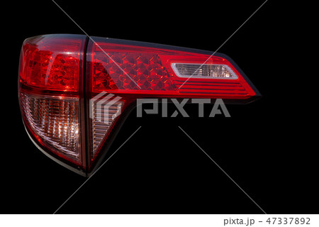 Car tail lights that are separated background Car tail lights that are separated background 47337892