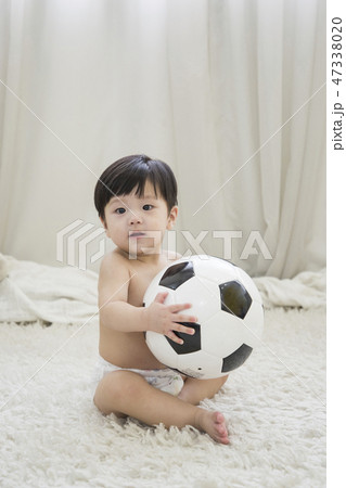 Little two cute babies photo. Baby wearing diaper in white bedroom. 248 Little two cute babies photo. Baby wearing diaper in white bedroom. 248 47338020