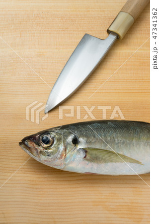 出刃包丁と鯵 出刃包丁と鯵 47341362