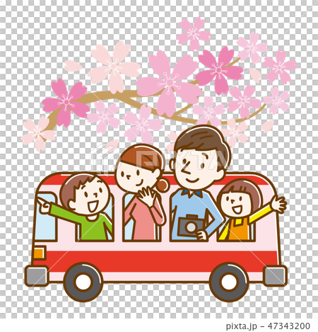 Tourist bus Family cherry tree 47343200