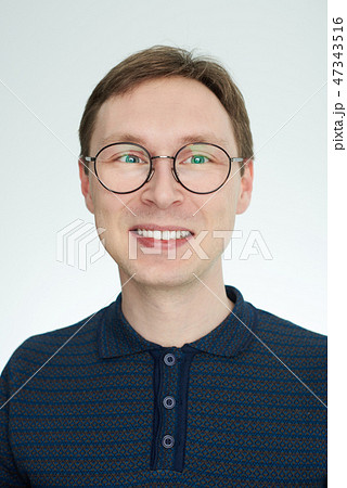Happy smiling young caucasian man Happy smiling young caucasian man 47343516