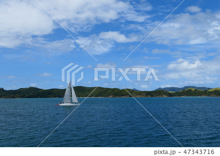 北島 帆かけ舟 帆掛け船 47343716