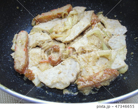 豚肉とさつま揚げの味噌炒め 47346655