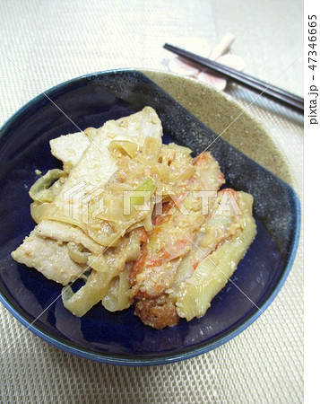 豚肉とさつま揚げの味噌炒め 47346665