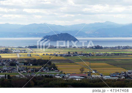 虎御前山から見る竹生島 47347408