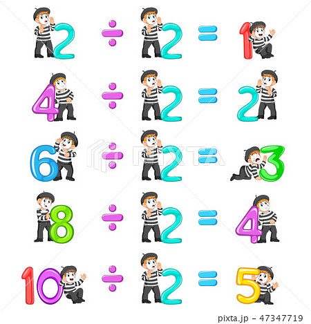 the number distribution from 1 until 5  47347719