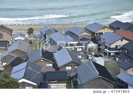 【兵庫県　香美町】余部の漁村風景 47347803