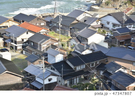【兵庫県　香美町】余部の漁村風景 47347807