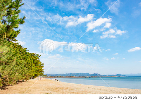 鹿児島県姶良市の重富海水浴場 鹿児島県姶良市の重富海水浴場 47350868