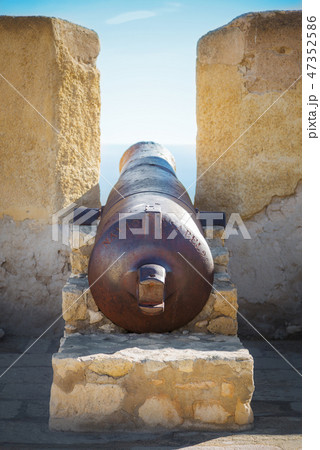 cannon in the wall of the fortress cannon in the wall of the fortress 47352586