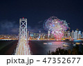 ベイブリッジと花火 47352677