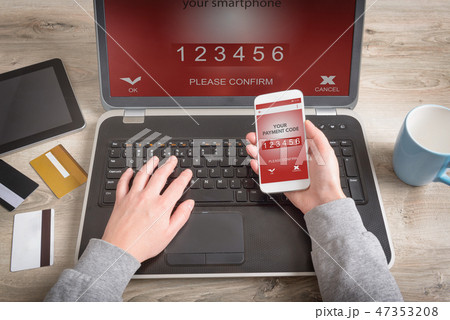 Mobile payment with smartphone 47353208