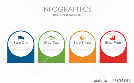 Infographic design template with place for your data. Vector illustration. Infographic design template with place for your data. Vector illustration. 47354849