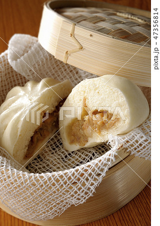 中華まんと蒸籠 中華まんと蒸籠 47356814