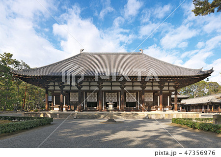 【唐招提寺 金堂】 (高解像度版) 奈良県奈良市五条町 【唐招提寺 金堂】 (高解像度版) 奈良県奈良市五条町 47356976