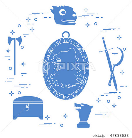 Symbols of the fantasy television series Symbols of the fantasy television series 47358688