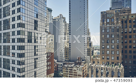 Manhattan cityscape, New York. 47359093