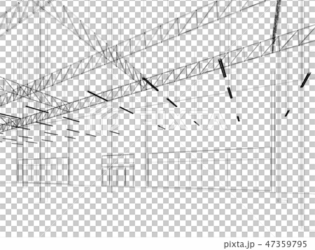 sketch design of interior warehouse, 3d rendering sketch design of interior warehouse, 3d rendering 47359795