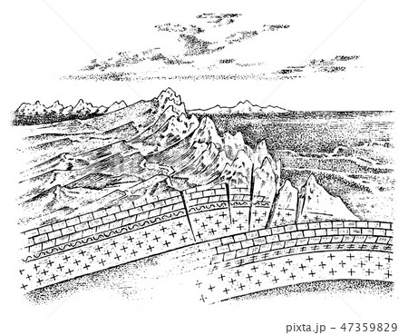 Lithosphere and the structure of the earth. Concept Geography geology background. layers and cross Lithosphere and the structure of the earth. Concept Geography geology background. layers and cross 47359829