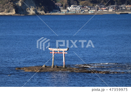 千葉県勝浦市　勝浦湾に浮かぶ平島 47359975