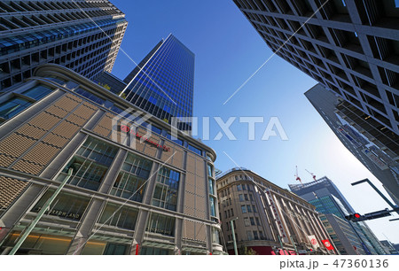 日本の東京都市景観 日本橋の日本橋高島屋S.C.など、街並みを望む 47360136