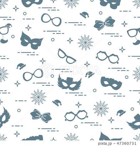 Seamless pattern of different carnival 47360731
