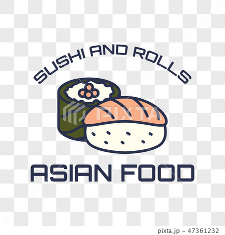 asian food logo isolated on transparent background 47361232