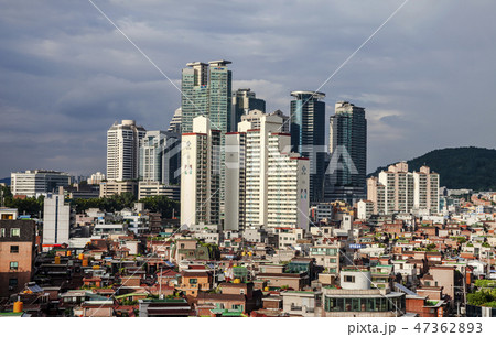 麻浦大橋 都心 夜景 47362893