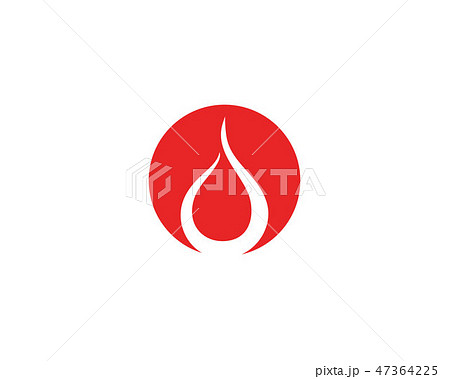 Blood vector icon logo 47364225
