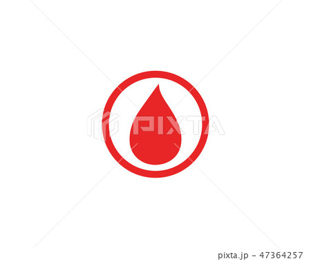 Blood vector icon logo 47364257