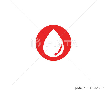Blood vector icon logo 47364263