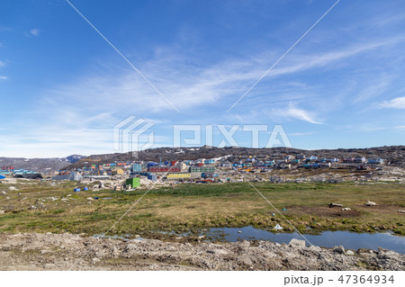 City view of Ilulissat, Greenland 47364934