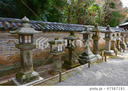石清水八幡宮　築地塀 信長塀 47367191