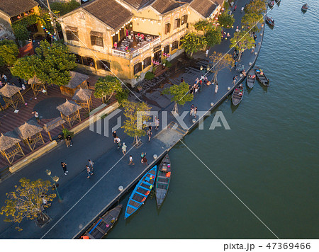Aerial view panorama of Hoi An old town 47369466