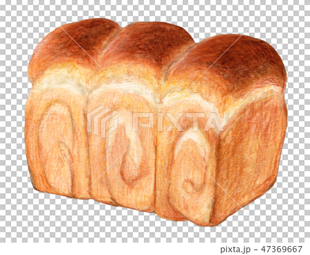 麵包山形麵包手繪水彩 麵包山形麵包手繪水彩 47369667