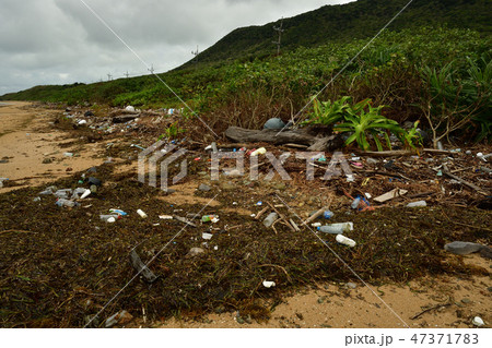 漂着ごみ　漂流ゴミ　汚染　被害　marine Litter Ocean Debris 社会問題 47371783