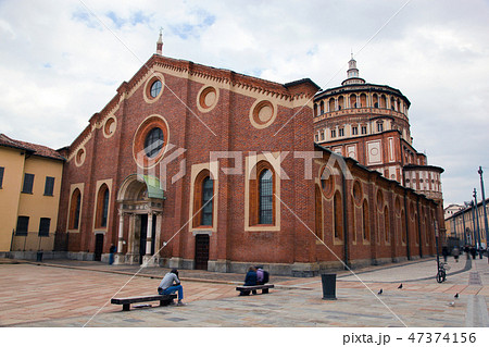 Santa Maria delle Grazie church in Milan Santa Maria delle Grazie church in Milan 47374156