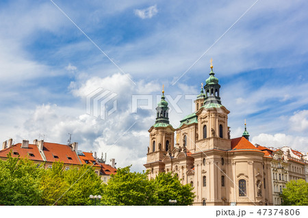 St. Nicholas Church in the Old Town of Prague, Czech Republic St. Nicholas Church in the Old Town of Prague, Czech Republic 47374806