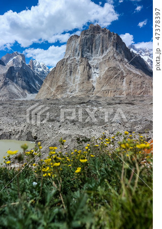 K2 and Broad Peak from Concordia in the Karakorum K2 and Broad Peak from Concordia in the Karakorum 47378397