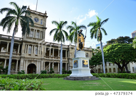 ホノルル カメハメハ大王像 47379374